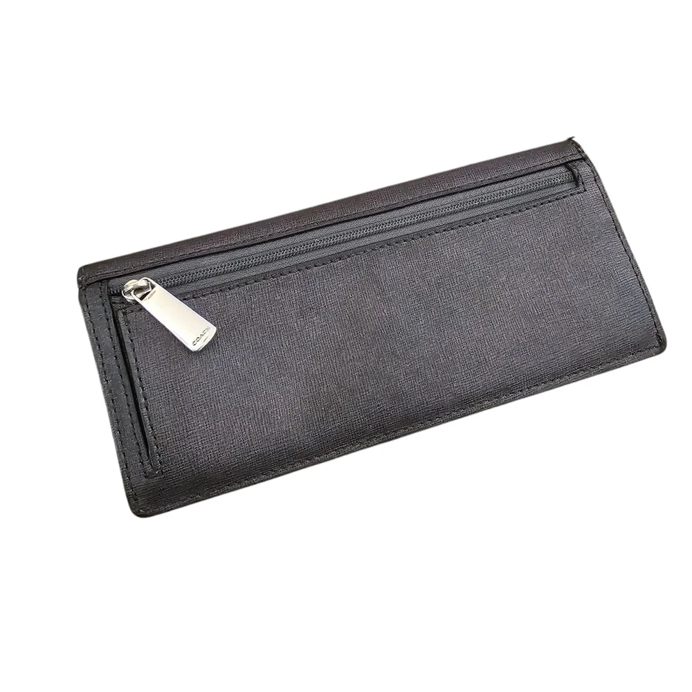 Coach Leather Soft Wallet Envelope Style